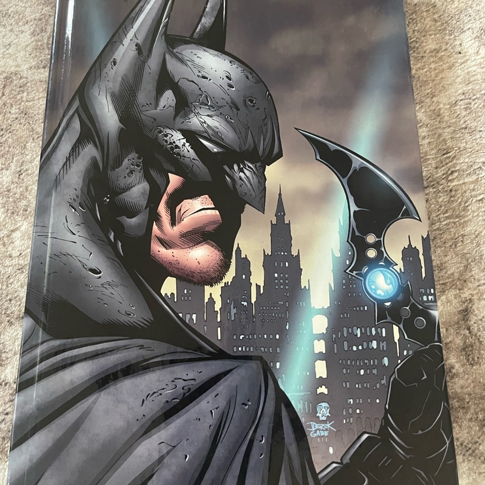 Batman Graphic Hardcover Art Print - Dark Gray & Black